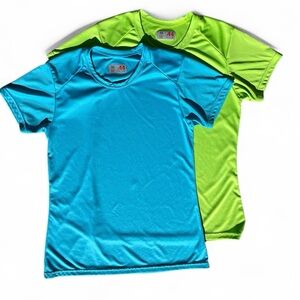 Women's A4 Cooling Performance Crew Tshirts Size Medium Lot of 2